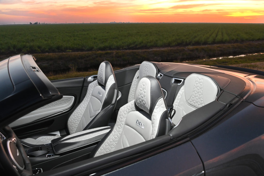 Interior of ASton Martin 