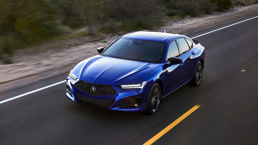 2021 acura tlx showcases the brand's commitment to safety