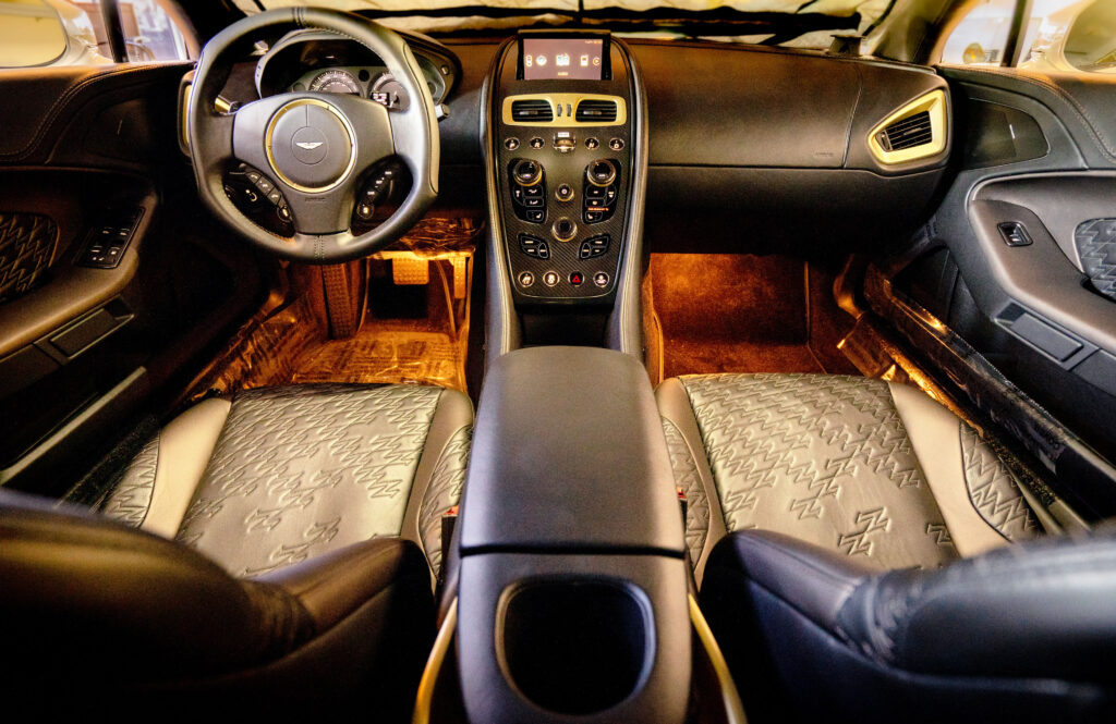 aston martin zagato shooting brake dashboard