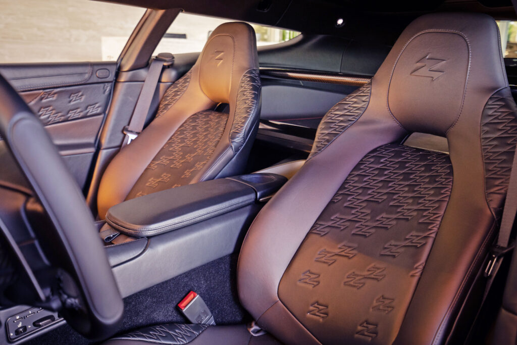 aston martin zagato seats