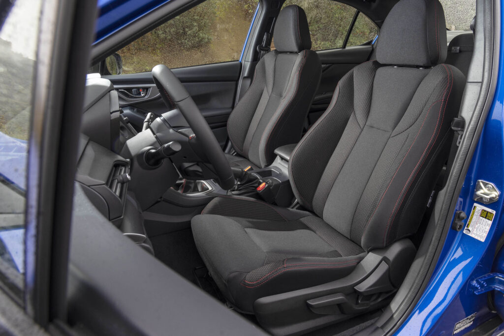 WRX front seats
