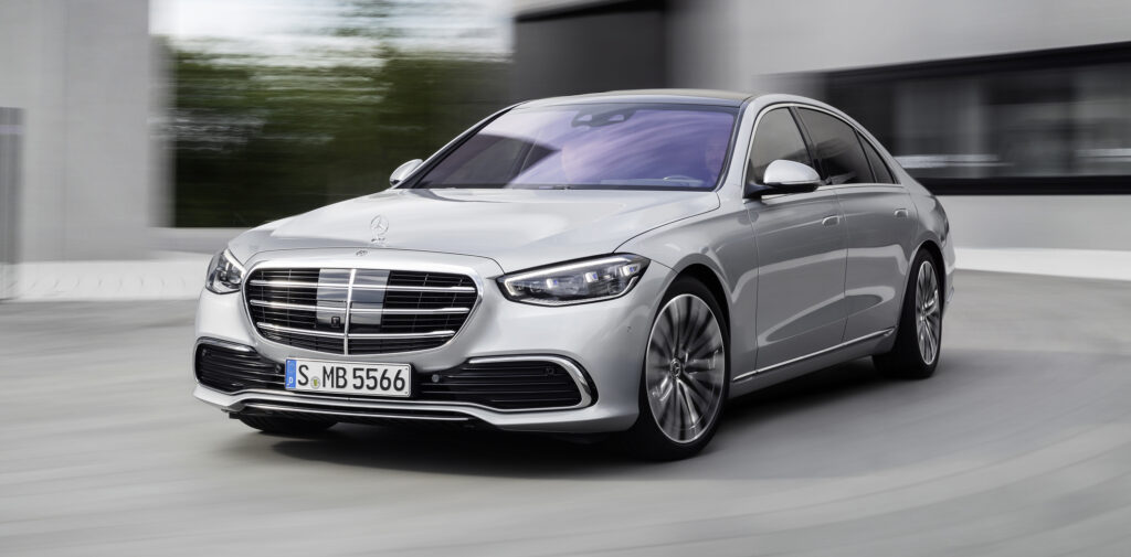 silver benz