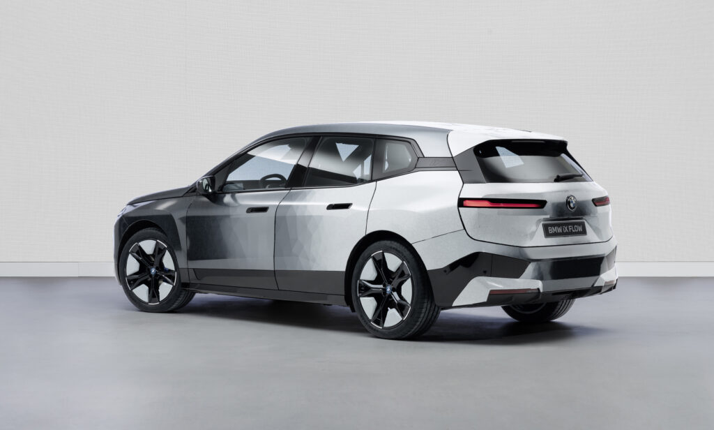 New BMW with iX Flow