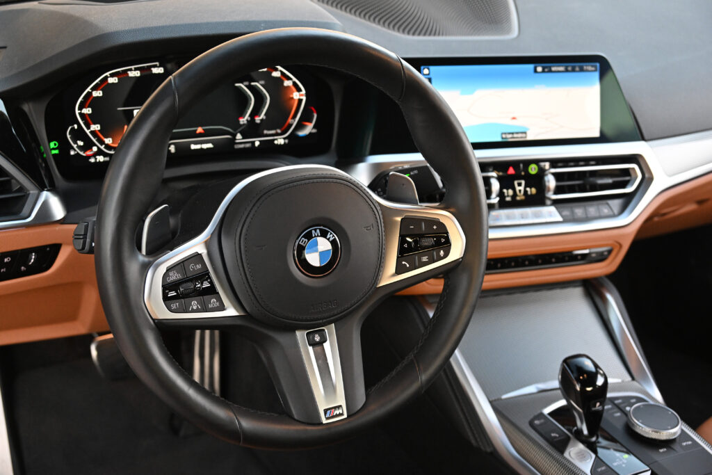 Steering wheel of BMW 440