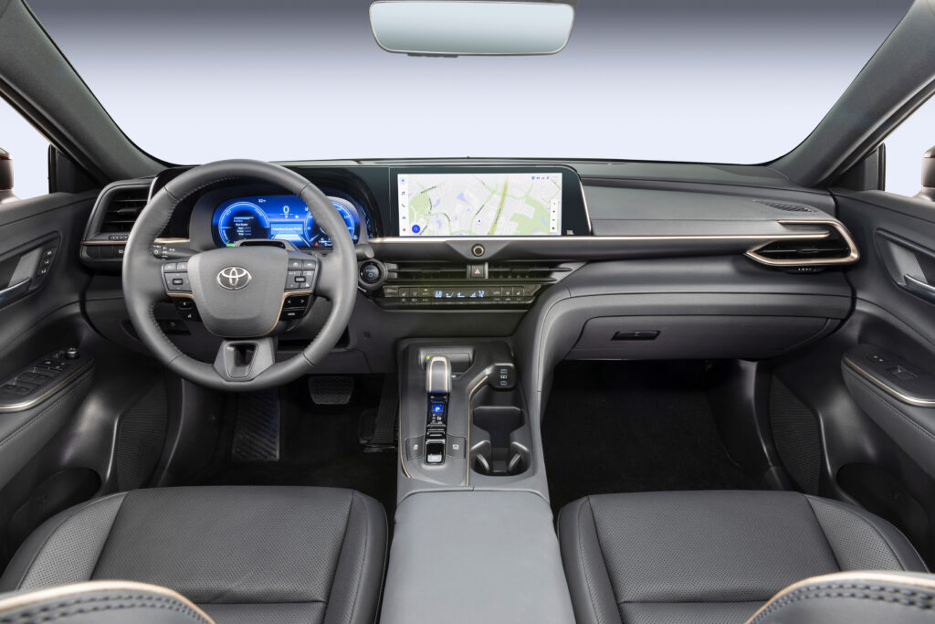 interior of the Toyota Crown