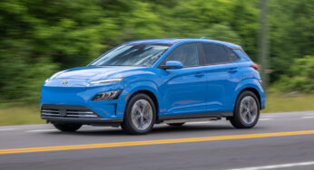 The Hyundai Kona Electric SUV. It’s a jolt!