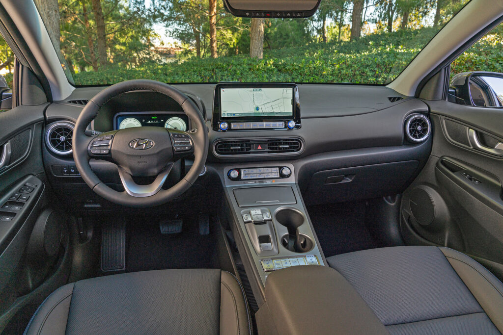 interior kona ev