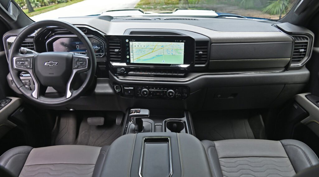 Interior of the new Chevrolet ZR2 Truck
