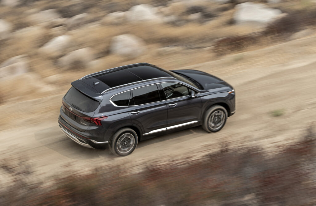 Hyundai Santa Fe overhead