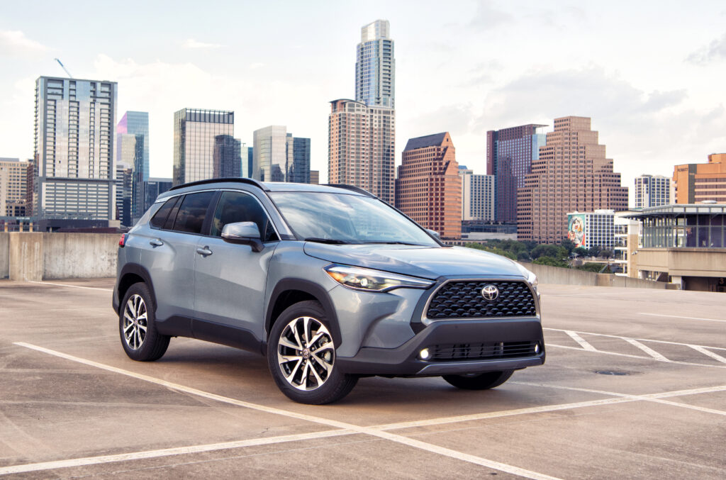 rooftop parking Corolla Cross