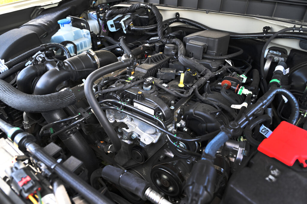 2.3-liter turbocharged engine.