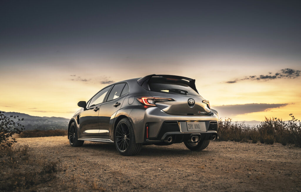 rear view GR Corolla