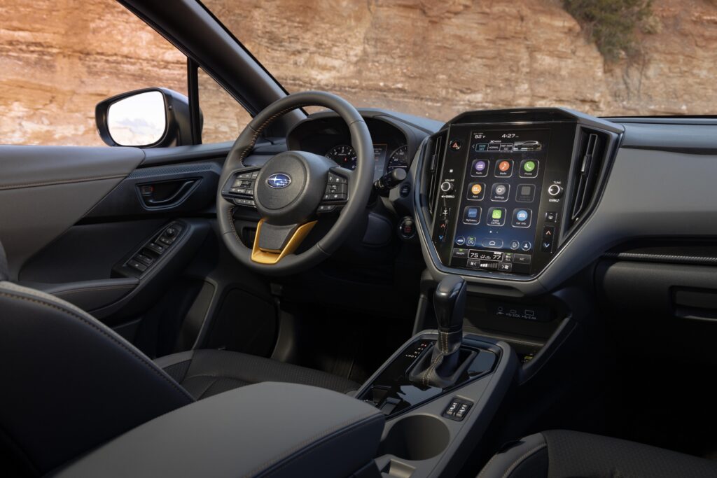 Subaru Driver's Interior.