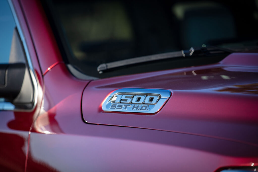 Hood mounted badging