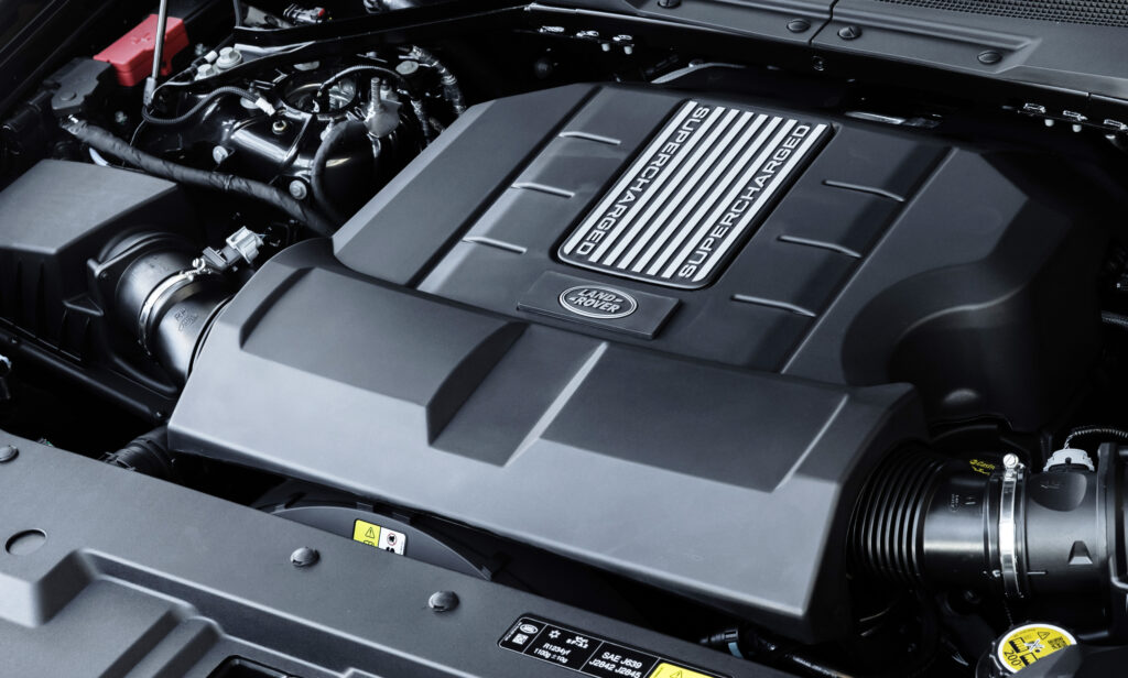 V8 Turbocharged engine