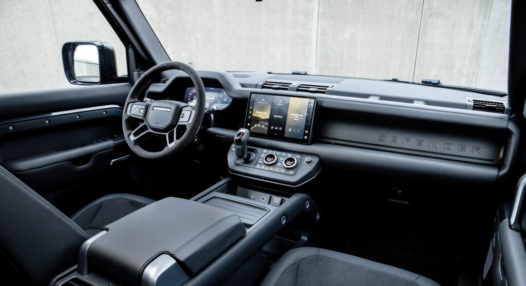 Defender 90 interior
