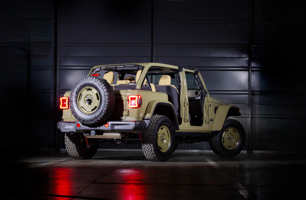 Jeep Wrangler rear view