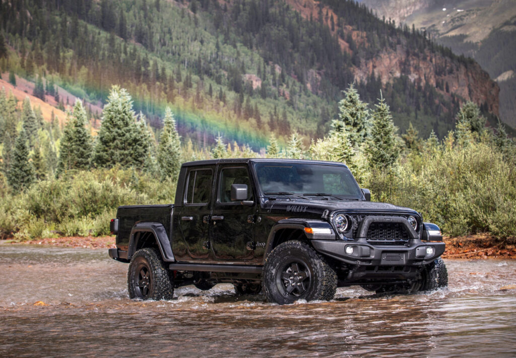 in the middle of a stream