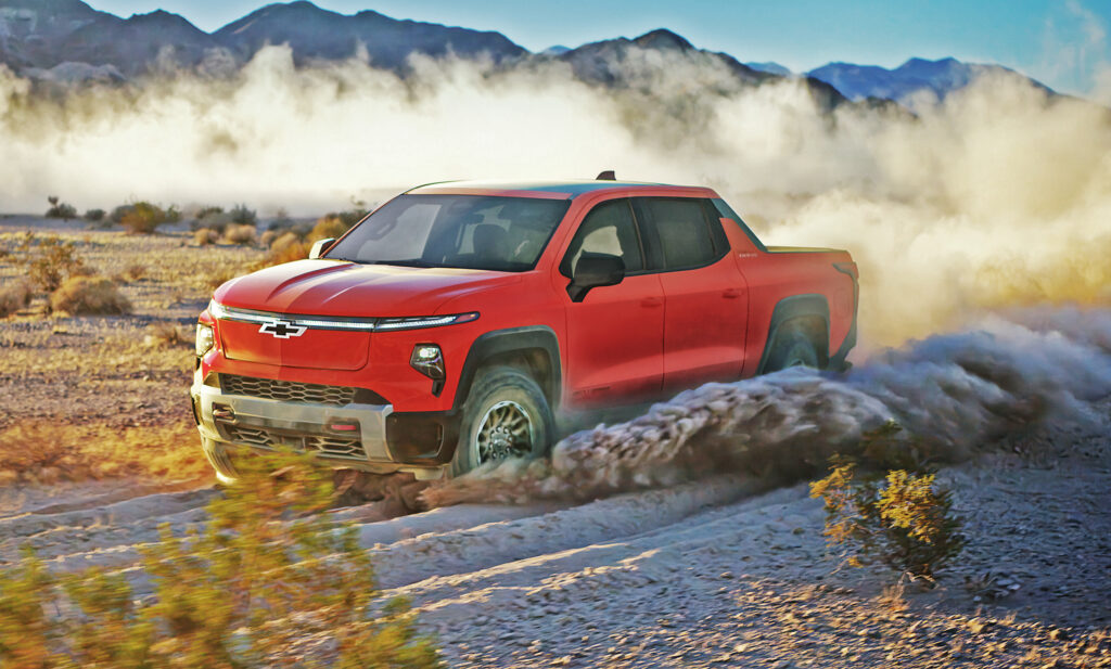 Hitting the dirt in the Silverado