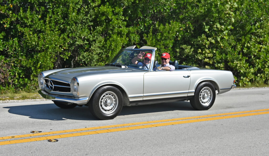 1969 Mercedes-Benz 280 SL Pagoda Convertible.