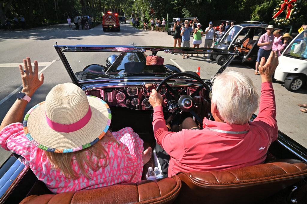 Bentley from the back seat