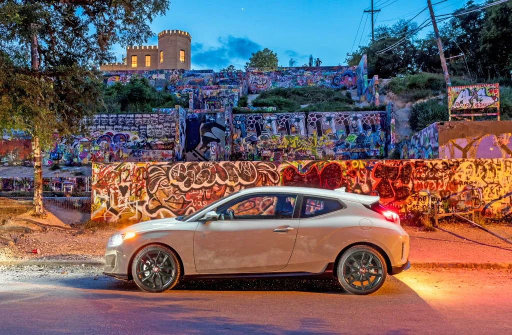 Veloster with Austin Art