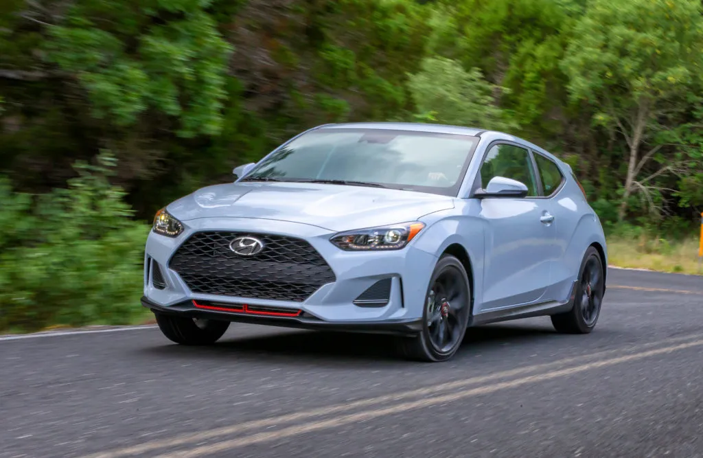 Veloster on the twisties