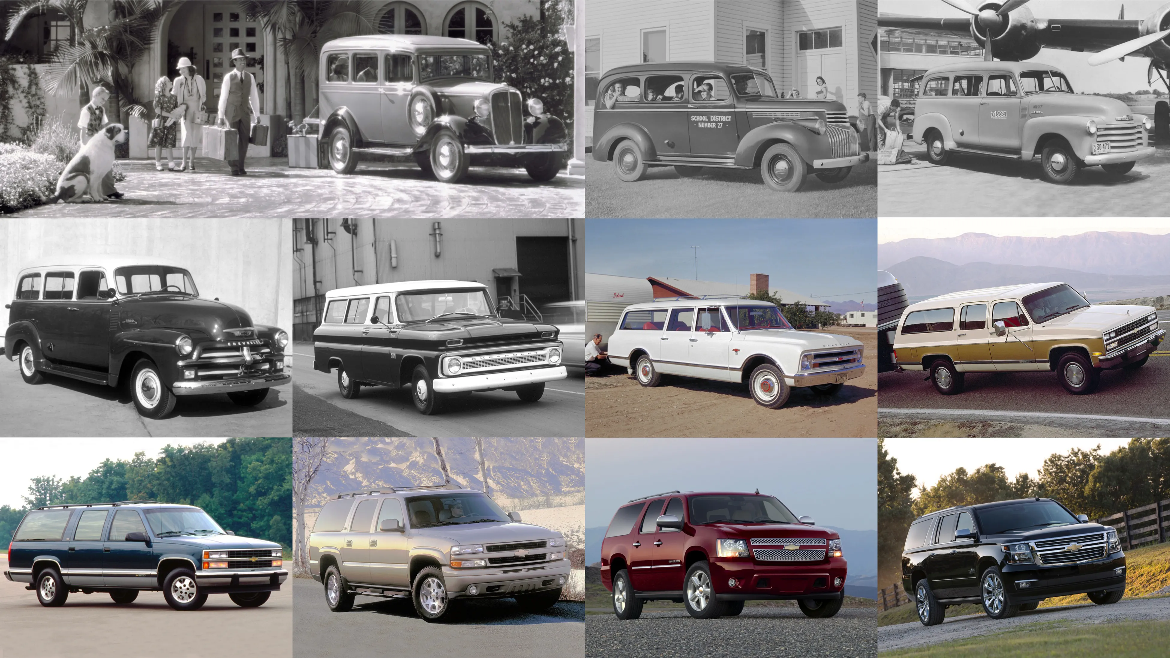 Suburbans through the years