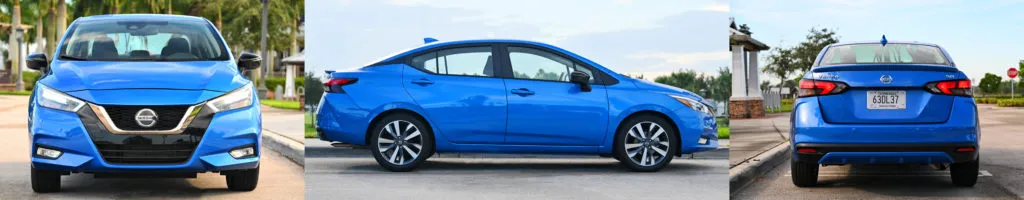 Nissan Versa three pic combo