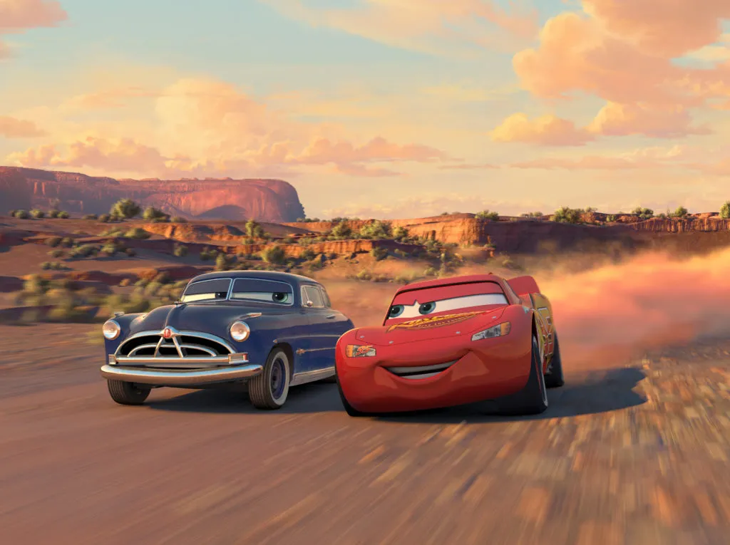 Cars Hudson and Lightning McQueen