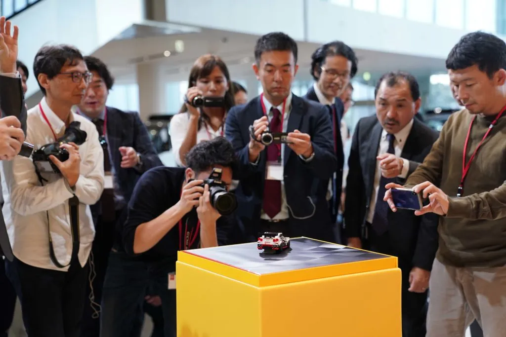 Media Scrum at the LEGO rollout