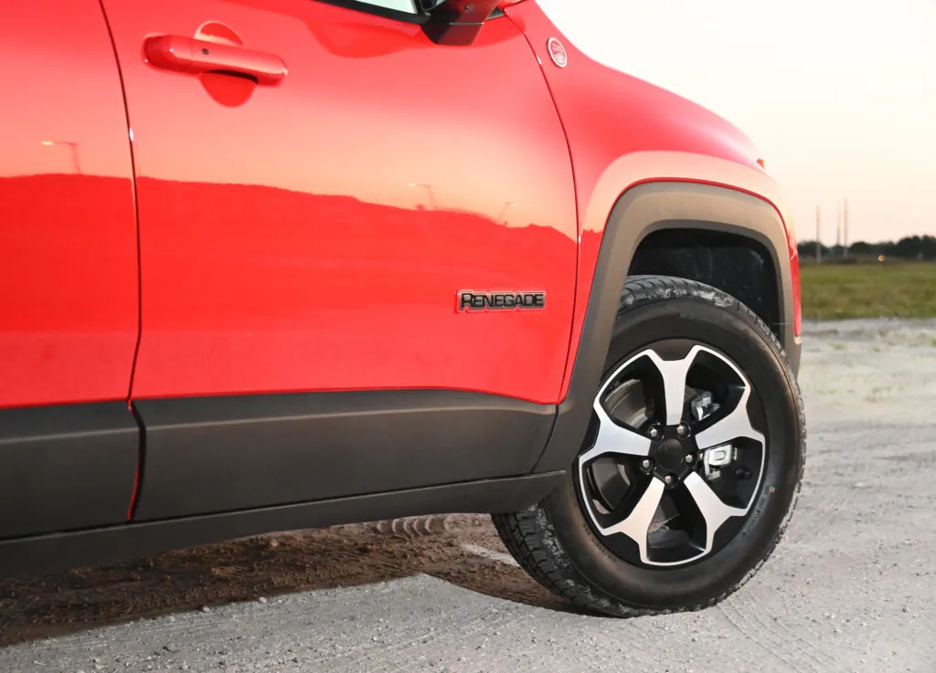 Front right of Jeep Renegade