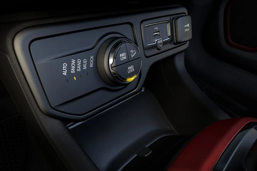 Jeep Selec-Terrain knob
