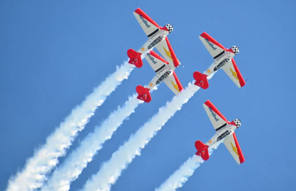 Ocean Reef Vintage Weekend AeroShell Team