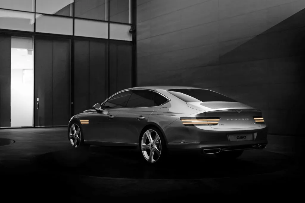 New Genesis G80 Rear shot