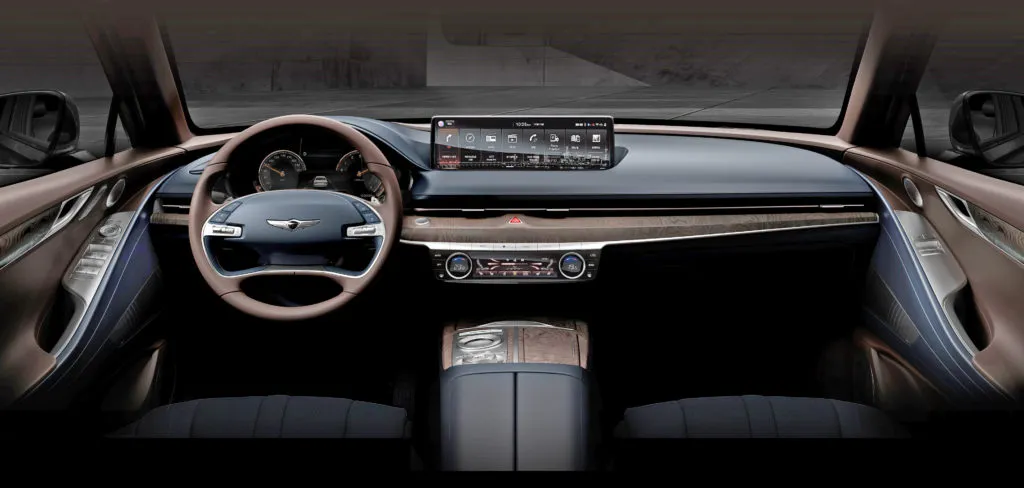 2021 Genesis G80 interior
