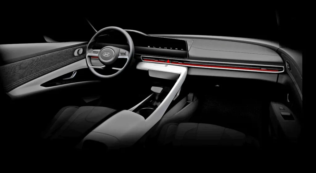 Hyundai Elantra inside