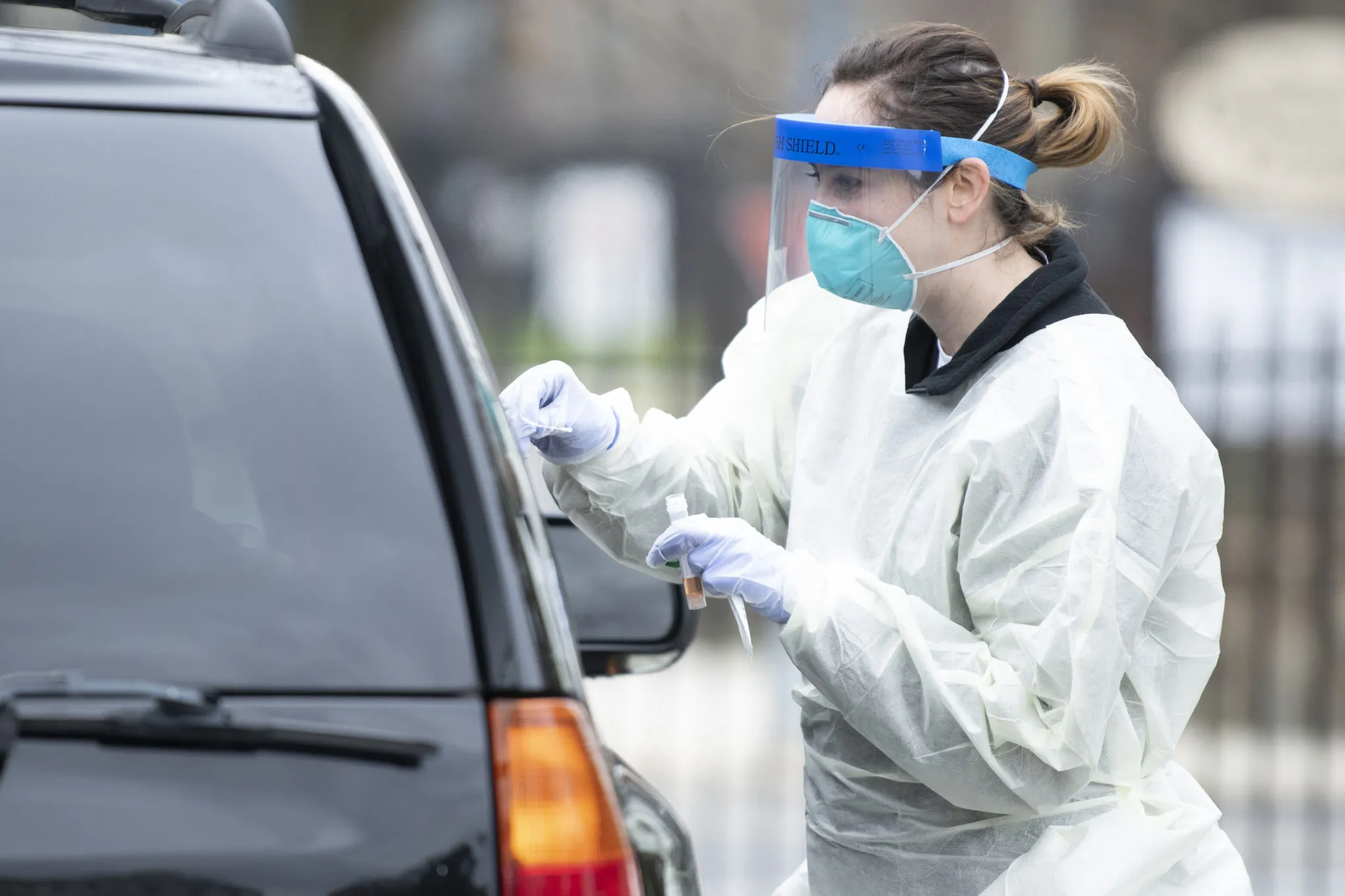 Large 40742 COVID 19Drive ThruTestingCenteratChildrensNationalHospitalinWashingtonD.C. Scaled