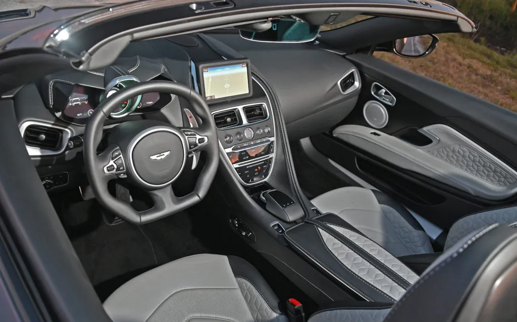 New Aston Martin Convertible interior