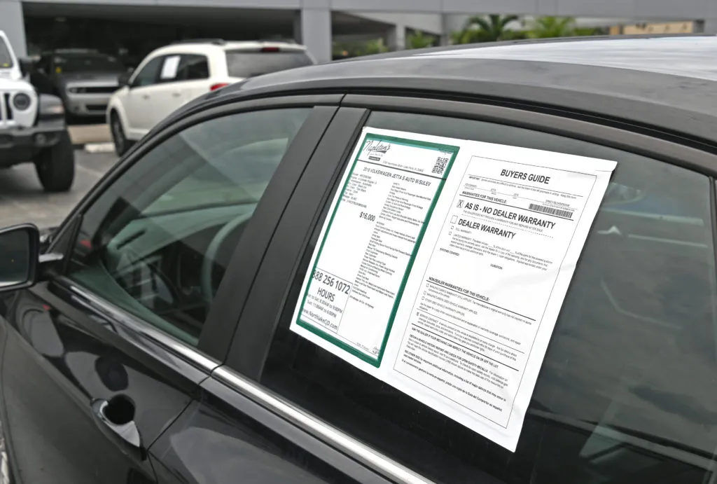 Buyer's Guide Sticker