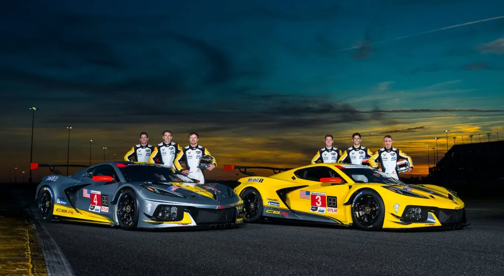 Team Chevrolet Corvette C8R hero pose