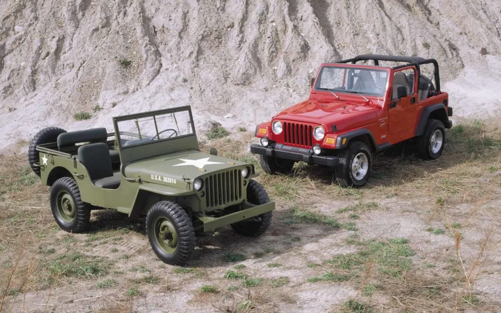 Willys MB Jeep and Wrangler