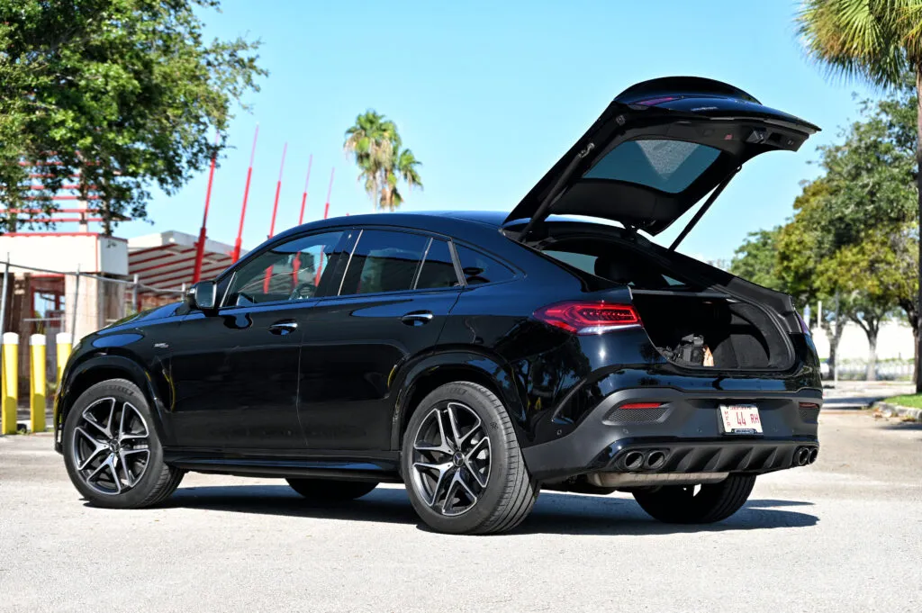AMG GLE 53 Coupe at the fairground