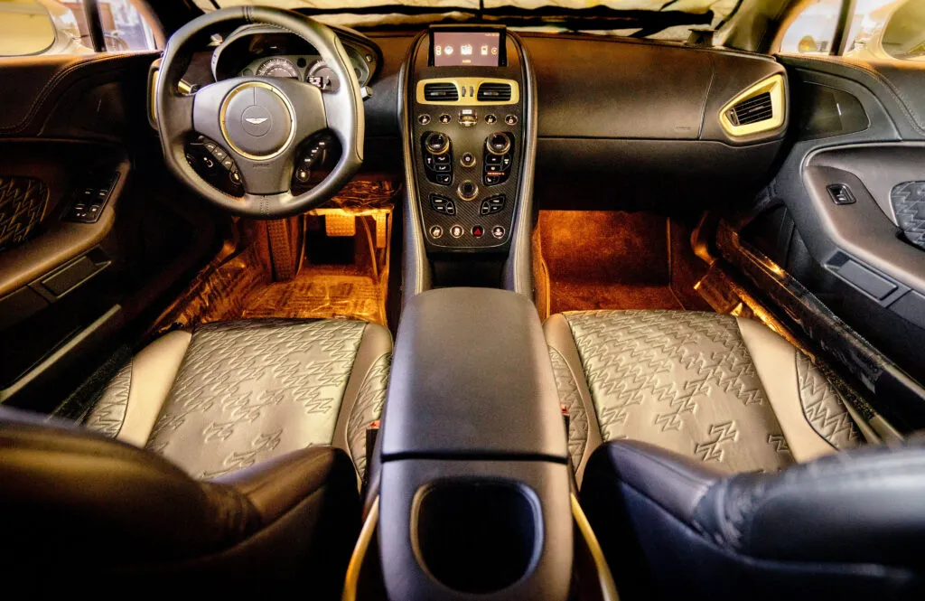 aston martin zagato shooting brake dashboard