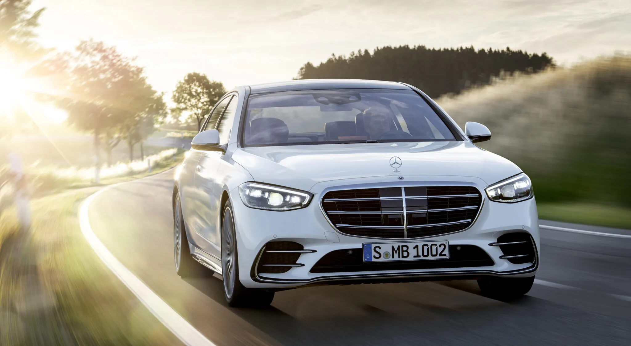 Mercedes-Benz S-Class country road
