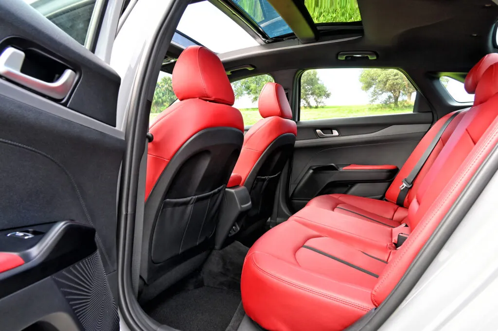 Kia K5 interior rear