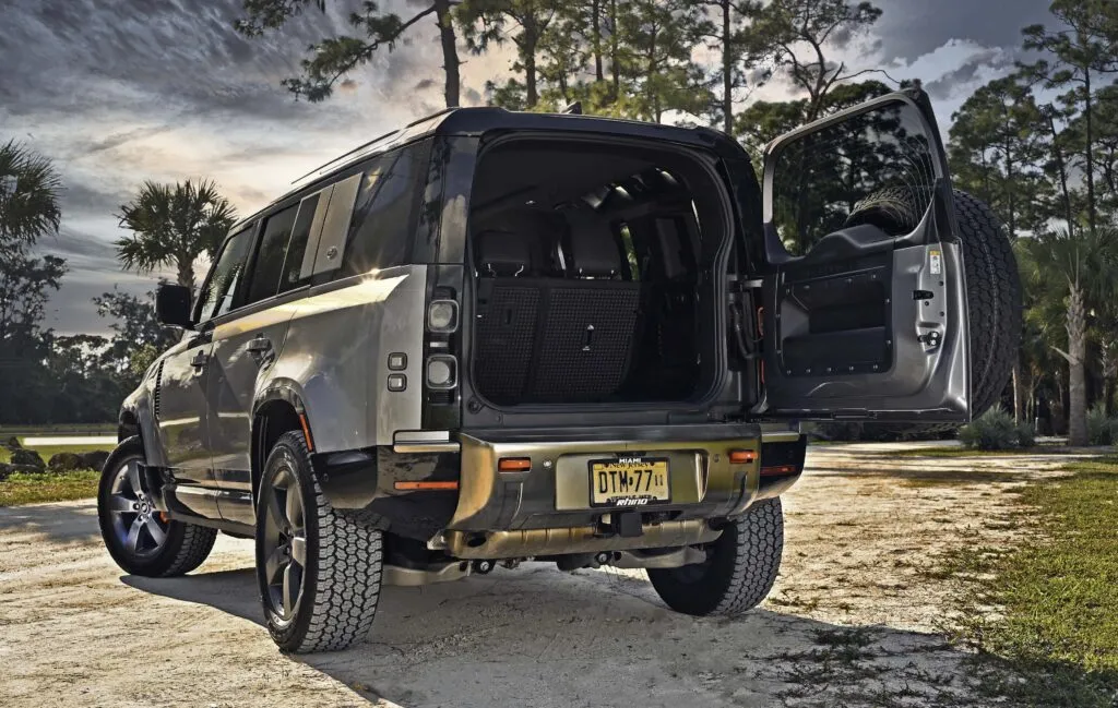 Open Rear Land Rover