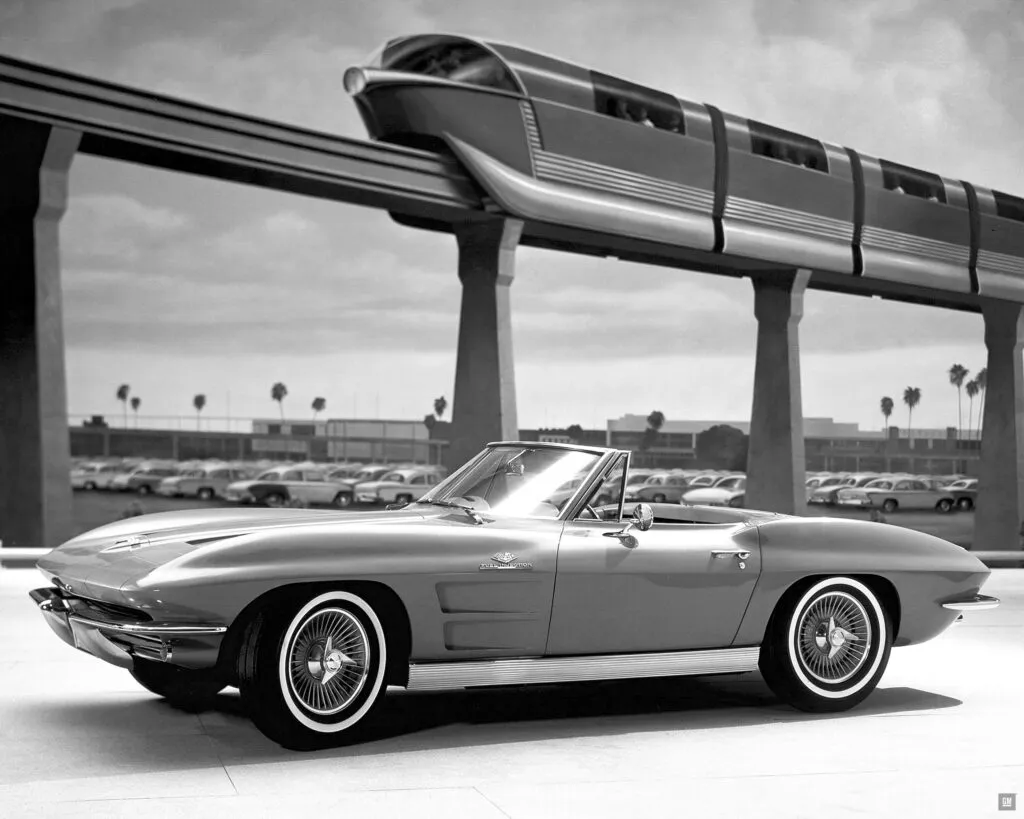 Old Corvette Sting Ray Convertible