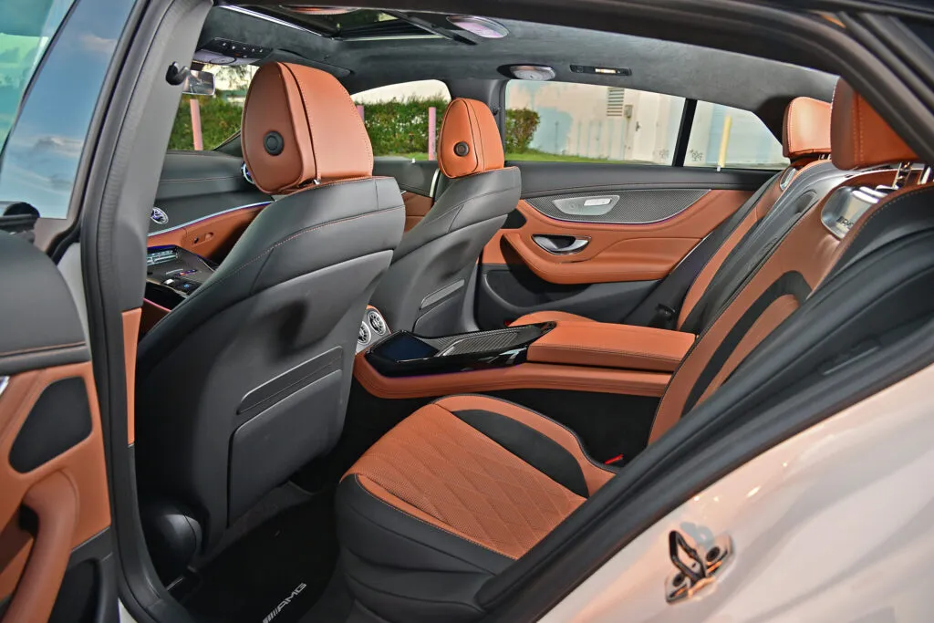 Mercedes-AMG GT 53 rear interior