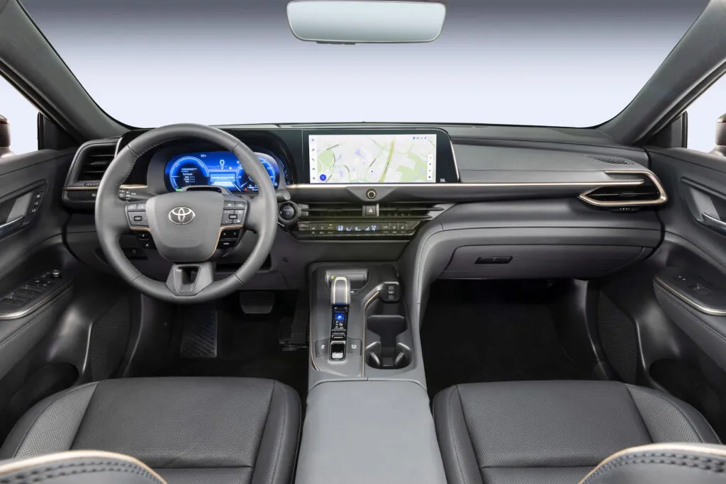 interior of the Toyota Crown